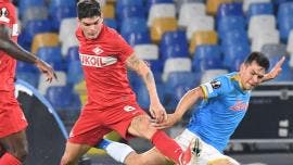 ‘Chucky’ Lozano y Napoli caen en casa ante Spartak Moscú en la Europa League