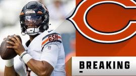 Justin Fields jugará su primer partido de titular con Chicago Bears