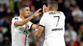 Achraf Hakimi marca un doblete al Metz y esconde las carencias del PSG