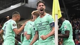 Érick Gutiérrez tiene minutos en goleada del PSV en la Europa League