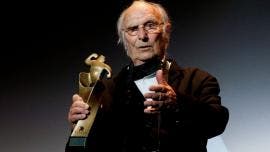 El director de cine, Carlos Saura, tras recibir el Gran Premio Honorífico del Festival de Cine Fantástico de Sitges.