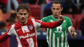 Atlético vence a Betis y Héctor Herrera gana choque a Andrés Guardado y Lainez