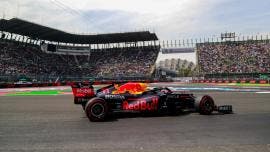 Checo Pérez queda en primer lugar en la Práctica 3 del GP de la Ciudad de México.