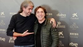El director Fernando León de Aranoa junto al actor Javier Bardem.