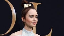 La actriz británica Lily Collins protagonista de la serie 'Emily in Paris'.