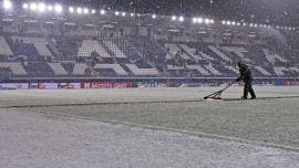 Aplazado el Atalanta-Villarreal en la Champions, por nevada en Bérgamo