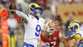 Matthew Sttafford guía a Rams al triunfo sobre 49ers y al Super Bowl en casa