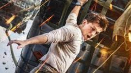 Tom Holland, en una escena de 'Uncharted'.