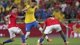 Neymar y Vinicius guían baile de Brasil sobre Chile en eliminatoria de Conmebol