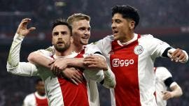 Edson Álvarez marca en goleada que confirma el tricampeonato del Ajax