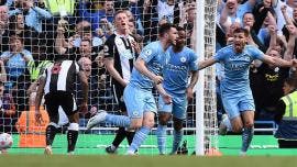 Manchester City golea a Newcastle y amarra media Premier League