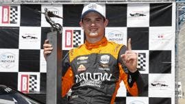 Pato O’Ward gana en Alabama su tercera carrera en la IndyCar