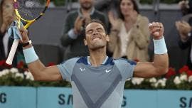 Rafa Nadal regresa con triunfo ante Miomir Kecmanovic en el Mutua Madrid Open