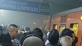 Linea 2 Metro humo explosion vias