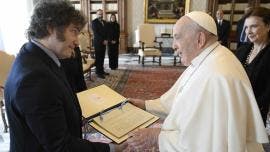 Papa Francisco recibe a Javier Milei