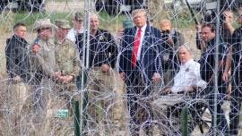 Donald Trump en la frontera con Texas