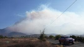 Incendio forestal en Oaxaca