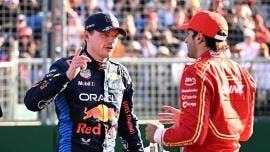 Max Verstappen y Carlos Sainz