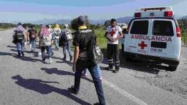 Mueren tres migrantes tras ser arrollados por un camión en Oaxaca 