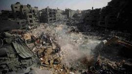 Una decena de civiles muertos en ofensiva en Gaza