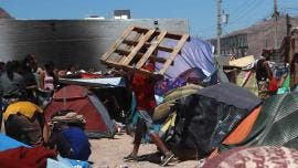 campamento migrantes Chihuahua