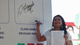 Firma Pacto Primera Infancia Clara Brugada