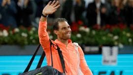 Rafael Nadal se despide de la Caja Mágica de Madrid