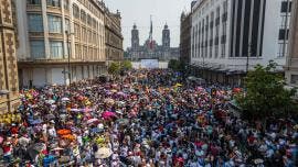 Batres Zocalo peatonal carnaval