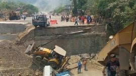 puente vehicular colapsa San Luis Potosi