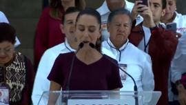 Zocalo Sheinbaum campana