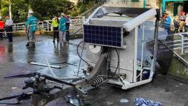 Desplome de cabina de teleférico en Colombia deja un muerto y 20 heridos