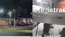 Sujetos disparan 