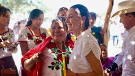 AMLO Sheinbaum distrito riego indigenas