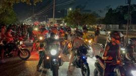 Motociclistas de Quintana Roo se manifiestan contra la ‘Ley Chaleco’