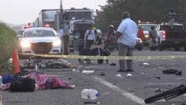 Atropellamiento masivo en Oaxaca; hay 3 migrantes muertos 