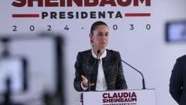 Claudia Sheinbaum Pardo, presidenta electa virtual durante su conferencia en casa de transición el pasado 12 de agosto