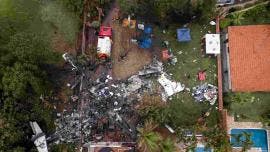 Identifican a dos de las 62 víctimas del accidente aéreo en Brasil