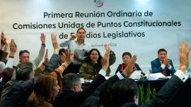 Comisiones del Senado avalan reforma judicial