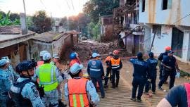 Deslave en Xalapa