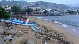 Daños de John en Acapulco