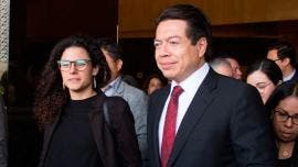 Luisa María Alcalde y Mario Delgado