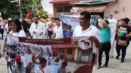 migrantes piden proteccion Sheinbaum