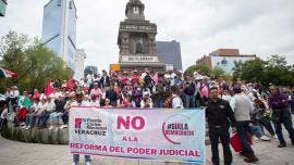 Protestas contra la reforma judicial