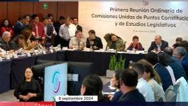 Comisiones del Senado discuten reforma judicial