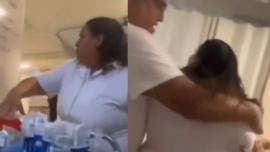 (video) Enfermera del IMSS agrede a compañeros con jeringas usadas en Ciudad Juárez 