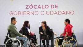 Brugada inaugura programa de atención ciudadana en el Zócalo de la CDMX