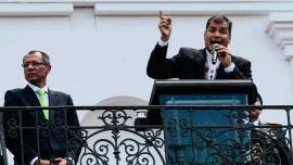 Jorge Glas y Rafael Correa