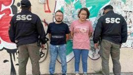 Detienen a pareja por robo de autopartes en GAM; les aseguran paquete con 'fentanilo'