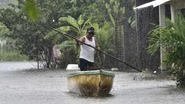Lluvias golpean Minatitlán y amenazan Tlacotalpan en Veracruz