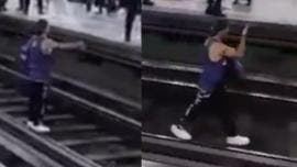 Hombre presuntamente intoxicado interrumpe servicio en la Línea 3 del Metro